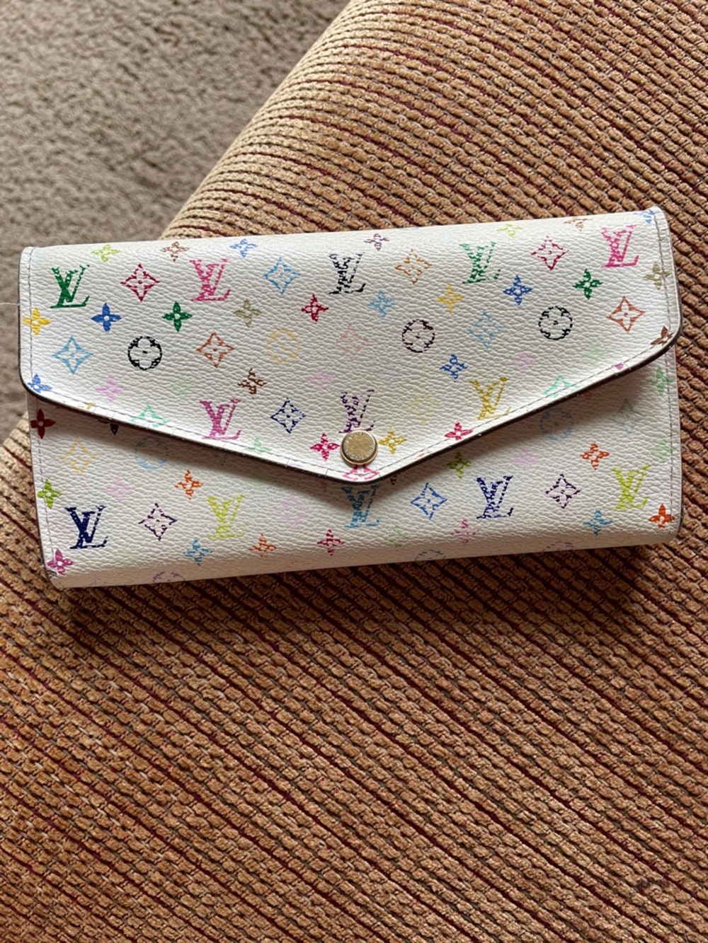 COA Louis Vuitton white Murakami emilie